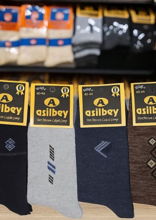 Asilbey Erkek Çorap 12 li