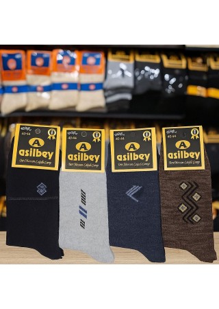 Asilbey Erkek Çorap 12 li