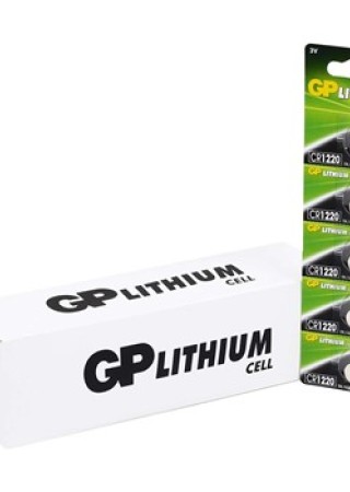 GP CR1220 5 Adet 3V Lithium Para Pil