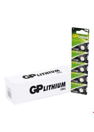 GP CR1220 5 Adet 3V Lithium Para Pil