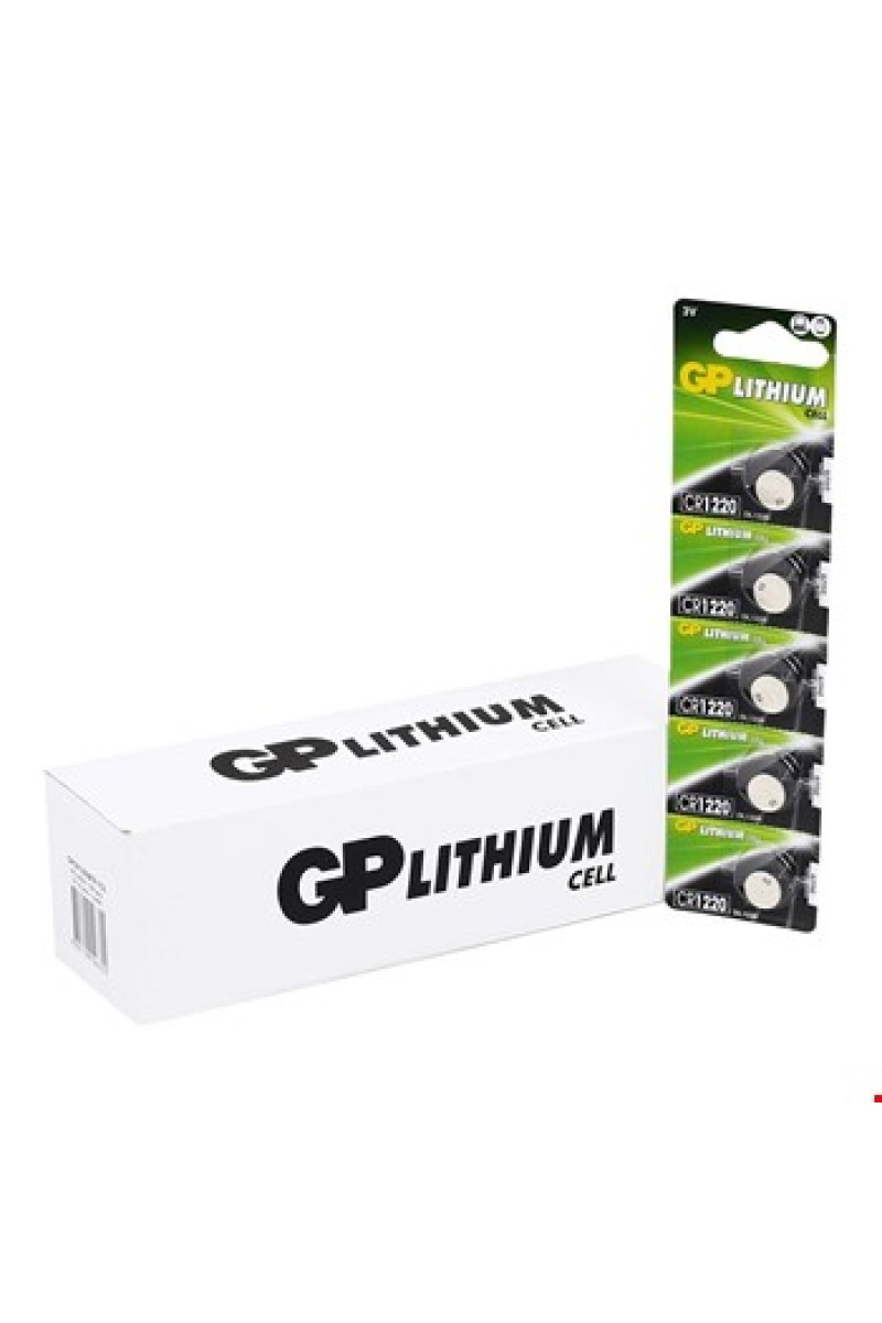GP CR1220 5 Adet 3V Lithium Para Pil