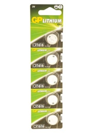 GP CR1616 Lityum 5'li 3 Volt Pil