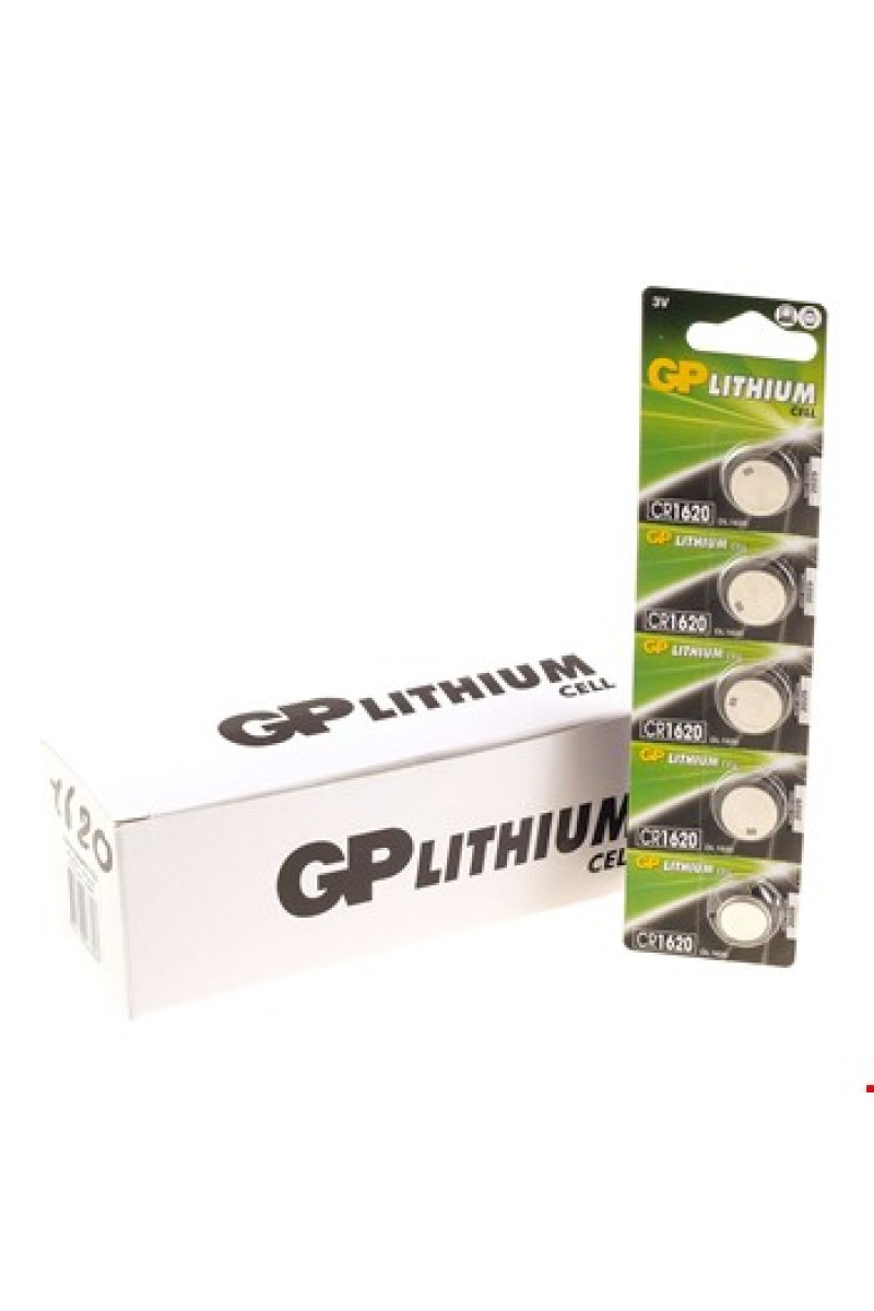 GP CR1620 Lityum 5'li 3 Volt Pil