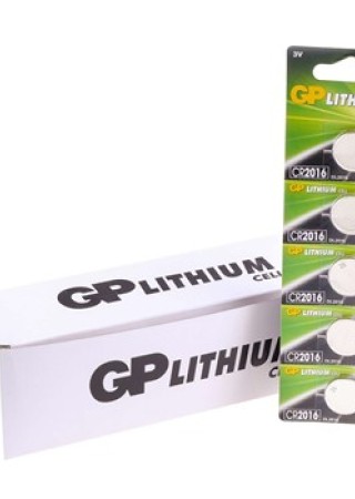 PİL GP LİTYUM CR 2016 5 li KARTELA
