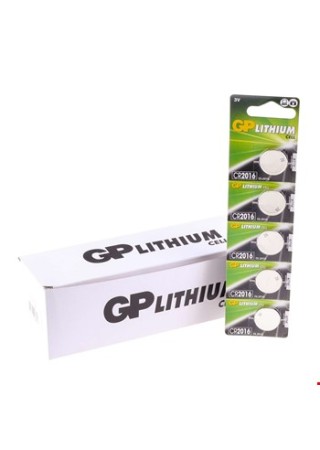 PİL GP LİTYUM CR 2016 5 li KARTELA