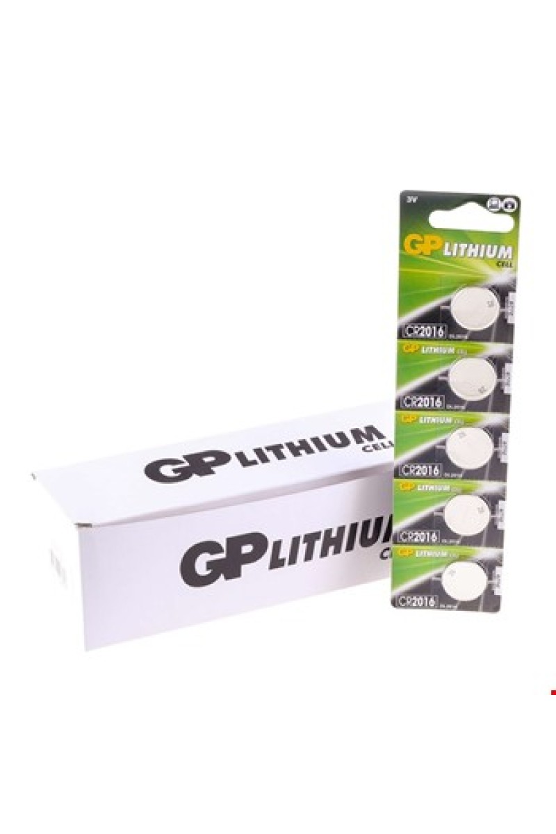 PİL GP LİTYUM CR 2016 5 li KARTELA