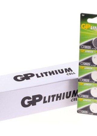 PİL GP LİTYUM CR 2025 5 li KARTELA