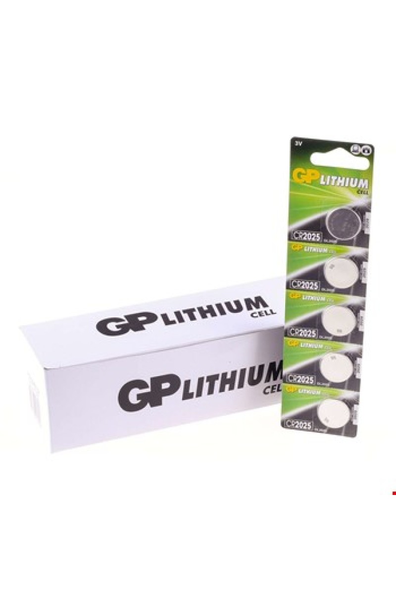 PİL GP LİTYUM CR 2025 5 li KARTELA