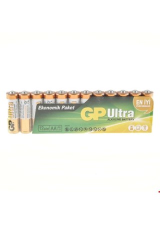 GP Batteries GP15G-VS12 Greencel 12'li Paket R6 AA Boy Çinko Kalem Pil