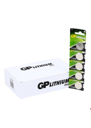 PİL GP LİTYUM CR 2430 5 li KARTELA