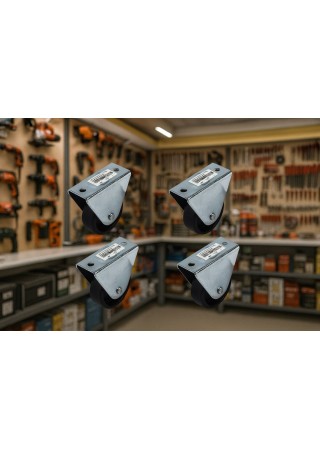 4 'lü TEKER SABİT 50 LİK SİYAH