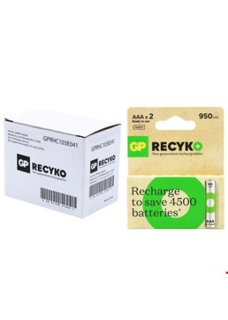 GP E411 Usb Şarj Cihaz + 4 Adet AAA 950 Mah Şarjlı İnce Kalem Pil Şarjlı İnce Kalem Pil