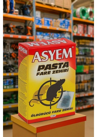 Asyem Pasta Fare Zehiri Öldürücü Fare Zehiri 100gr