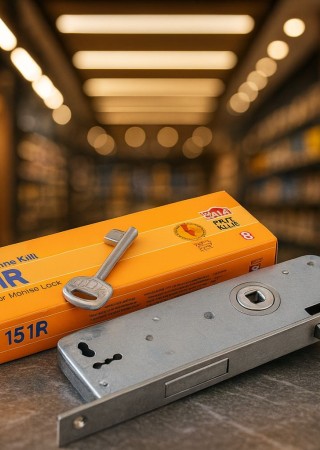 KALE 151R EKSTRA GÖMME KAPI KİLİDİ TEK.ANAHTARLI