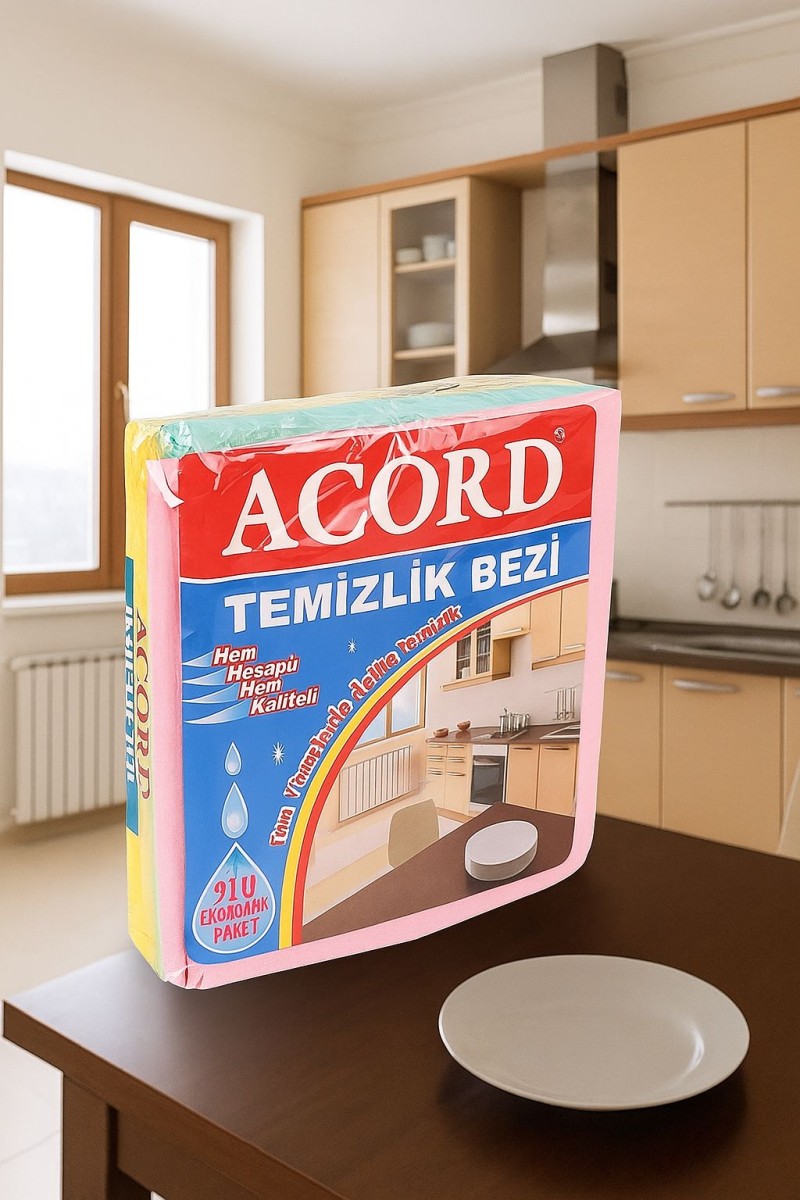 TEMİZLİK BEZİ ACORD 9 LU