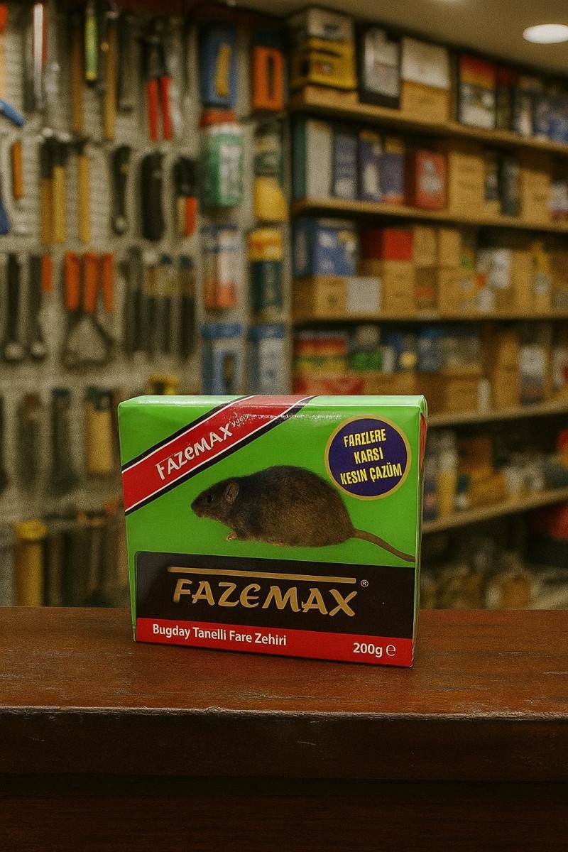 Fazemax Buğday Taneli Fare Zehiri 200gr