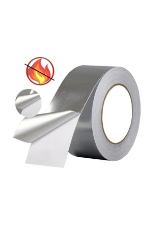 Alüminyum Yanmaz Folyo Bant Tamir Soba Boru Bandı Folyo Bant 10 METRE