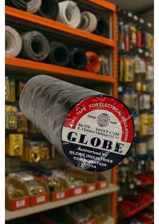 Globe Siyah Plastik Izole Elektrik Bandı -10' Lu Paket