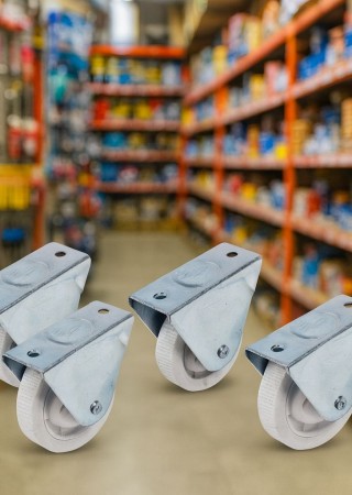 4'lü TEKER SABİT 50 LİK GRİ 