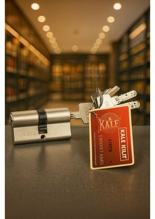 Kale Kilit 164 Bne Bilyalı Barel Emniyet Kartlı 5 Anahtarlı Kapı Göbeği Çelik Kapı Kilidi