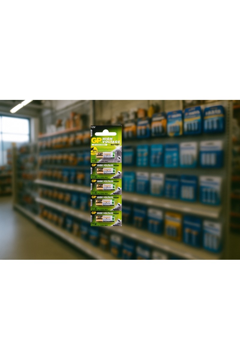 GP Alkalin 23A 12V 5'li Blister Alkalin Çakmak Pili