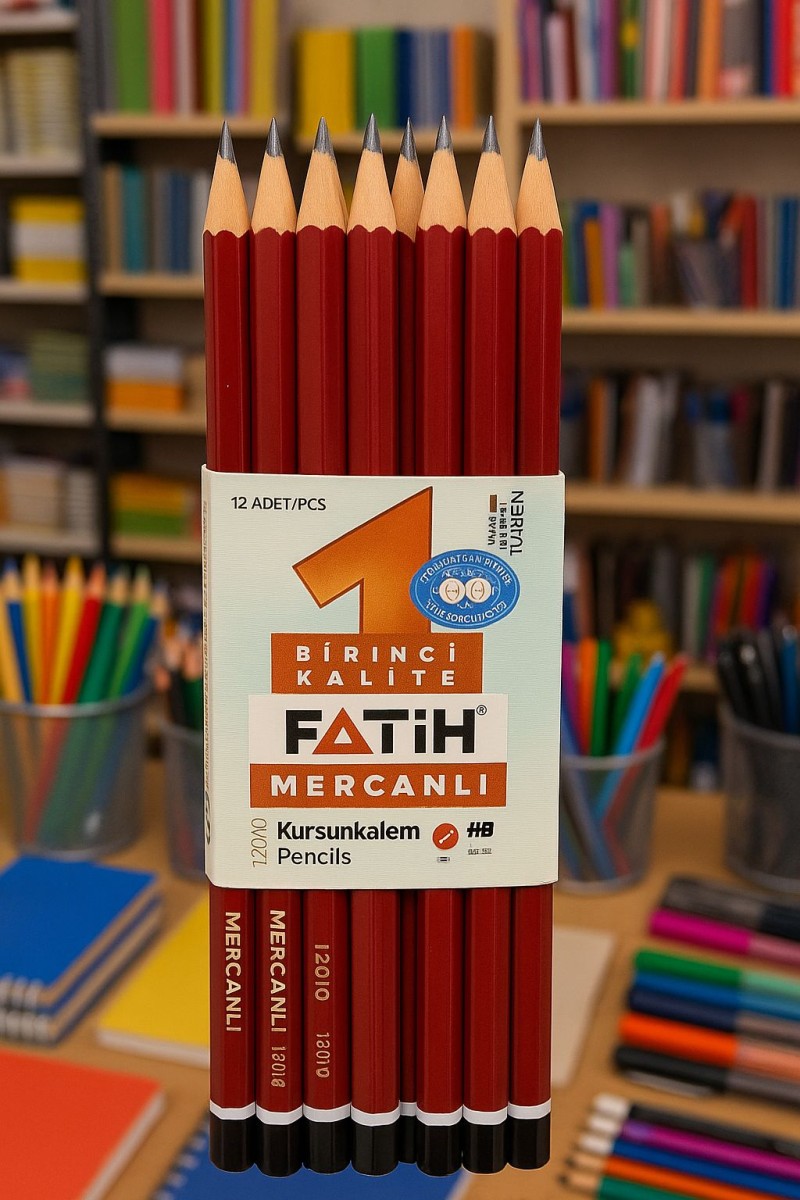 Fatih 12010 Mercanlı 12'li Kurşun Kalem