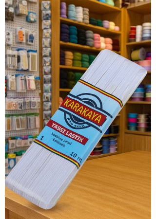 10 Metre Yassı Etek Lastiği 