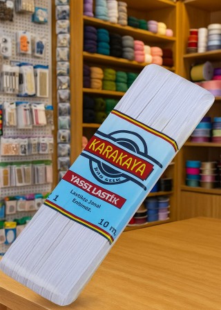 10 Metre Yassı Etek Lastiği 