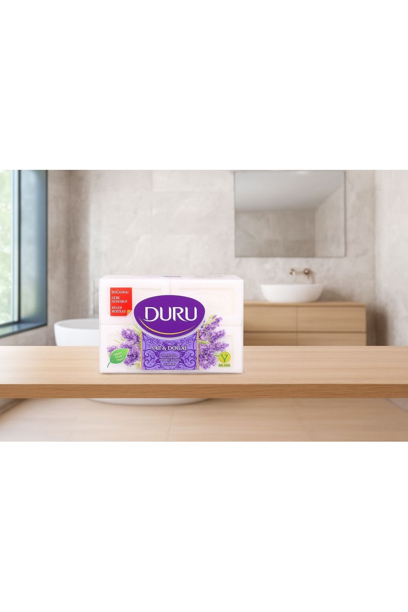 Duru 600 gr 4'lü Lavanta Kokulu Sabun