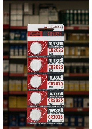 Maxell CR2025 5'li 3 V Lityum Blister Pil