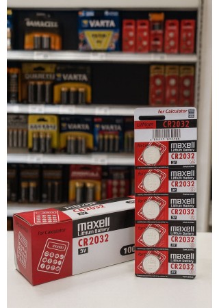 Maxell CR2032 5'li Blister Pil