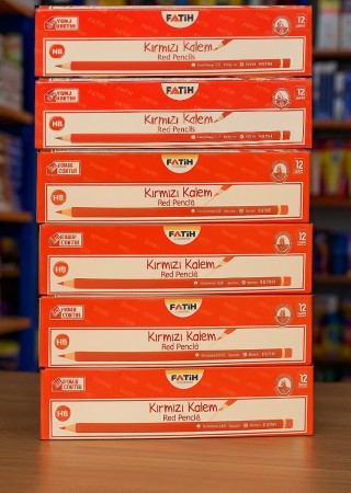 Kopya Kırmızı Kalem 6 Düzüne (72 Adet)