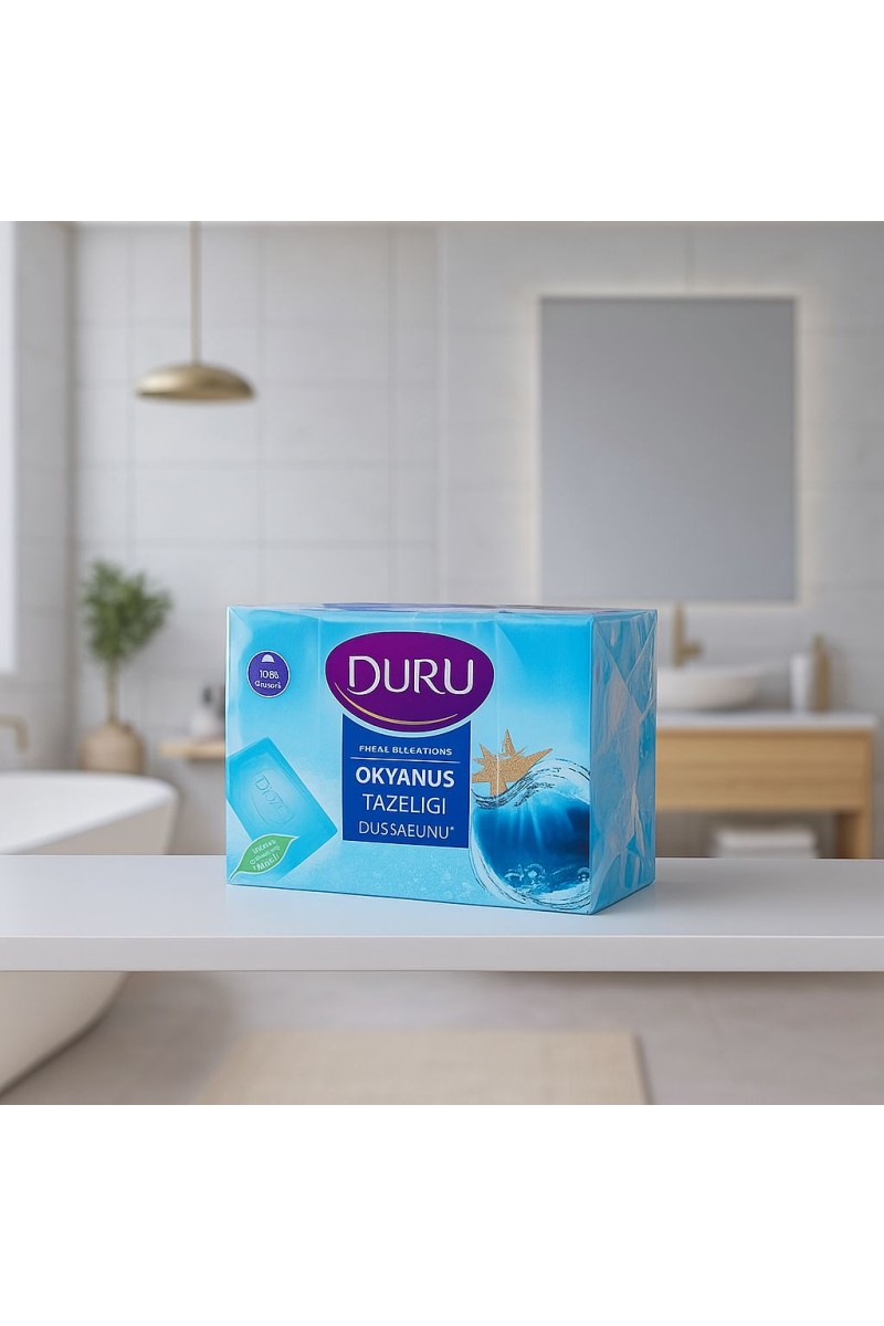 Duru 600 gr 4'lü Okyanus Kokulu Sabun