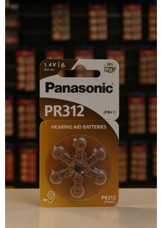 Panasonic Pil PR312 6lı