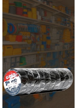 Elektrikçi Bandı Siyah Izola Bant 10'lu Paket