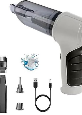 Dinamic HL-107 Çok Fonksiyonlu Pratik USB Şarjlı Araç Süpürgesi