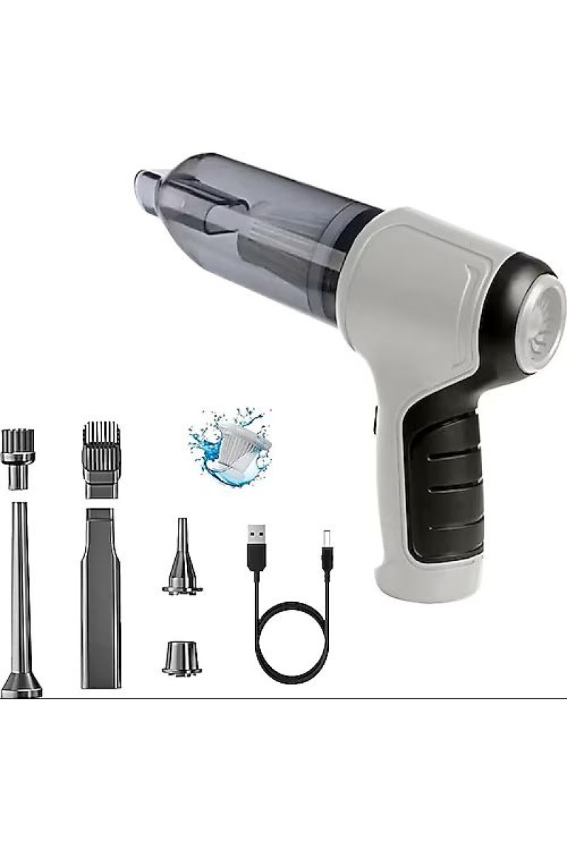 Dinamic HL-107 Çok Fonksiyonlu Pratik USB Şarjlı Araç Süpürgesi