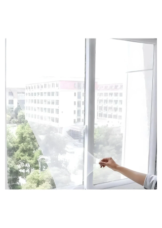  Dayanıklı Kolay Kullanım Yapışkanlı Cırt Cırtlı Tek Kanat Pencere Sineklik - 75x125