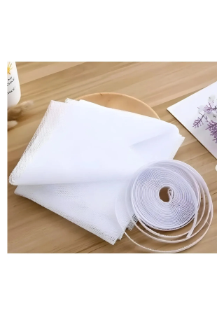  Dayanıklı Kolay Kullanım Yapışkanlı Cırt Cırtlı Tek Kanat Pencere Sineklik - 75x125