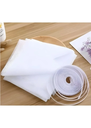  Dayanıklı Kolay Kullanım Yapışkanlı Cırt Cırtlı Tek Kanat Pencere Sineklik - 75x125