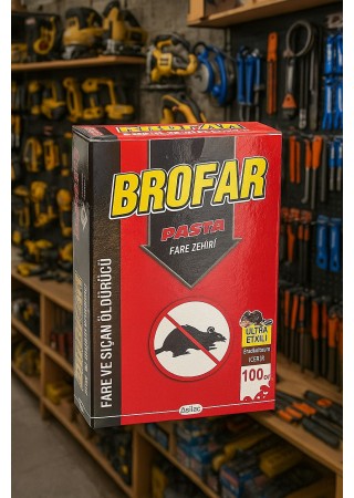  Brofar Pasta Fare Zehiri Fare ve Sıçan Öldürücü 100gr