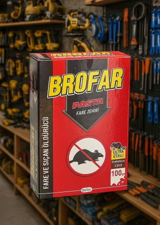  Brofar Pasta Fare Zehiri Fare ve Sıçan Öldürücü 100gr