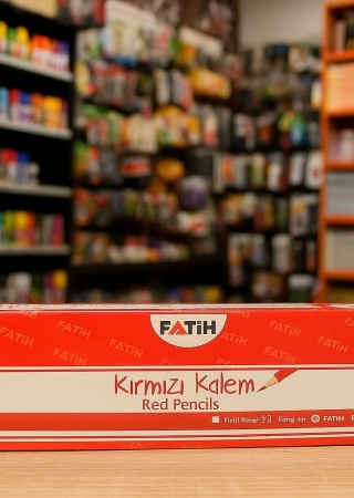 Fatih Kırmızı 12 Adet Kopya Kalem