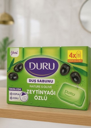 Duru 600 gr 4'lü Zeytinyağlı Sabun