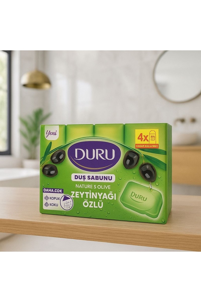 Duru 600 gr 4'lü Zeytinyağlı Sabun