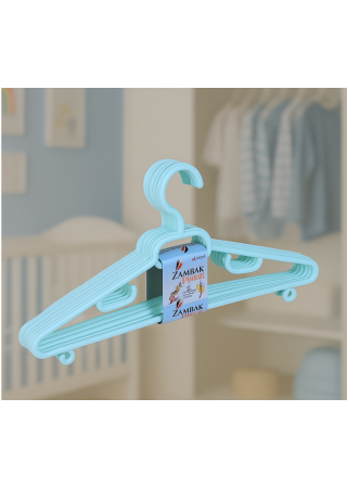 DecoBella 50612 6’lı Plastik Çocuk Elbise Askısı