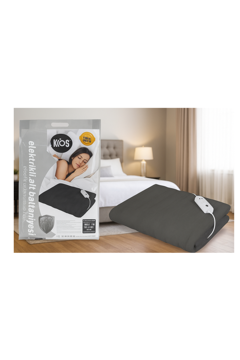 Kios Elektrikli Alt Battaniyesi Çift Kişilik 120X150CM - 120 x 150 cm