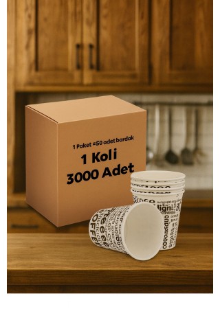 Asorty 7 Oz 3000 Adet Karton Bardak