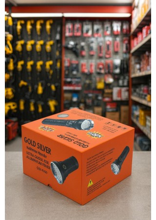 Fener Gold Silver Şarjlı 100 W Ledli Ultra Güçlü Alüminyum GS4400