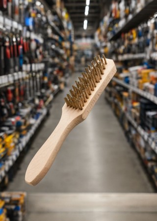 Tel Fırça NO:5 Ahşap Sap Edoni